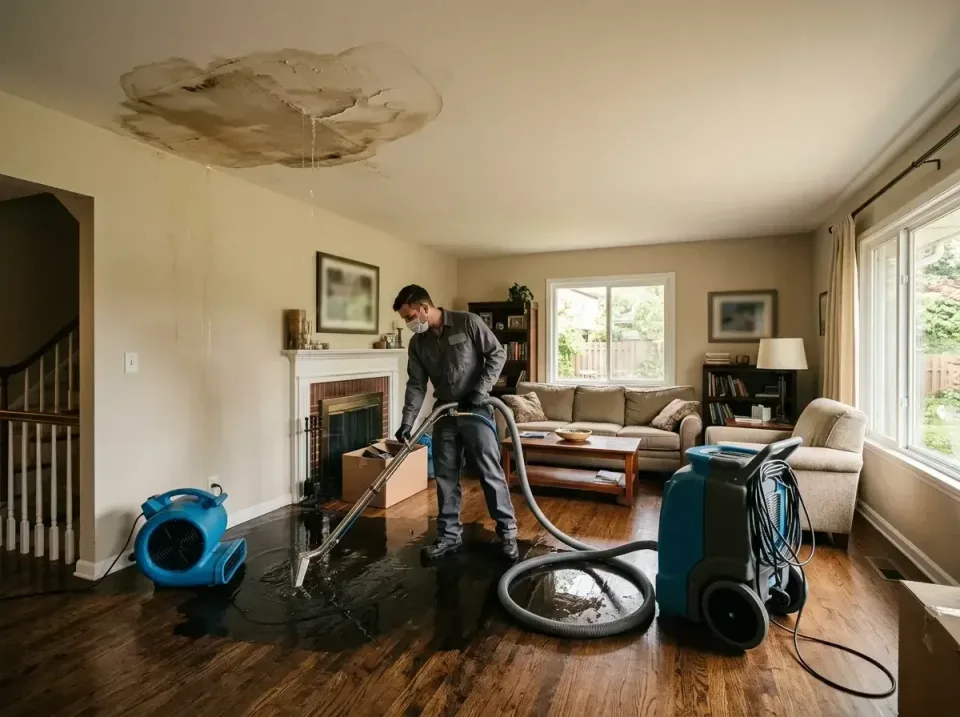 attic-pipe-burst-ceiling-drip-008 — frequently asked questions, Water Damage Restoration & Carpet Care in Bloomingdale, FL